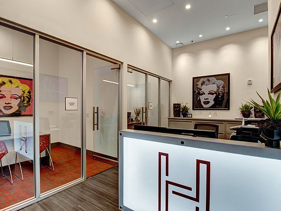Harlow Front Office: Welcoming Reception Area for Residents and Visitors