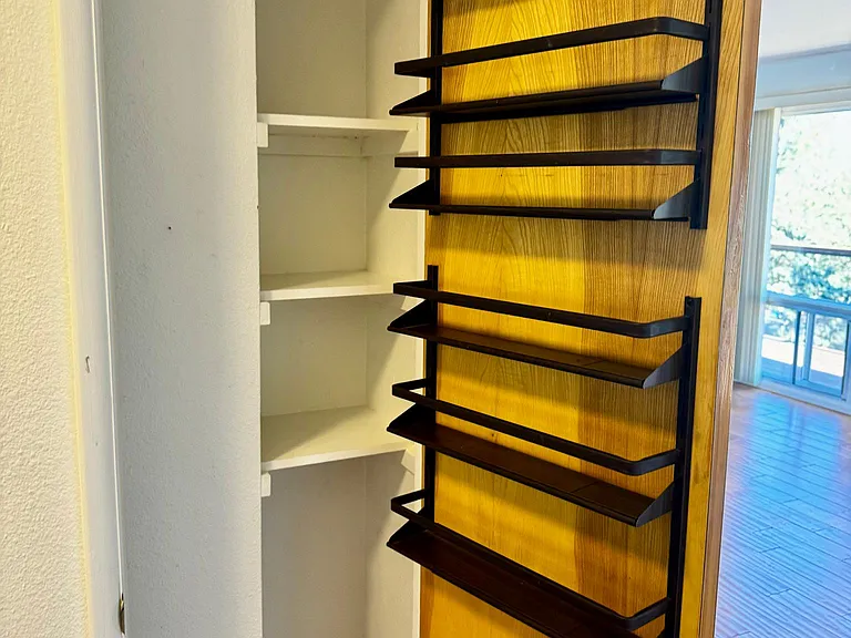One of many hall storage rooms throughout