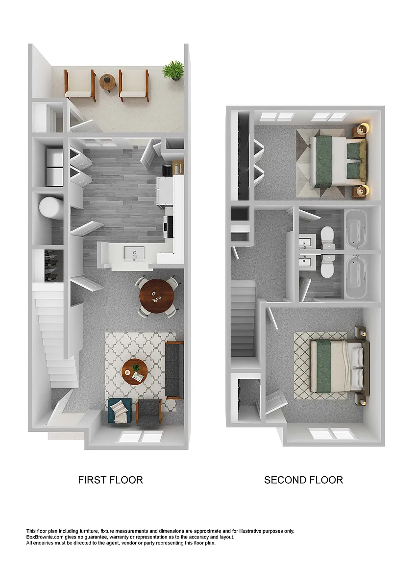 Floor plan 2 Bedroom 2 Bathroom