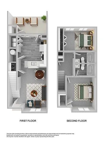 Floor plan 2 Bedroom 2 Bathroom