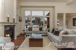 Living Room With Fireplace