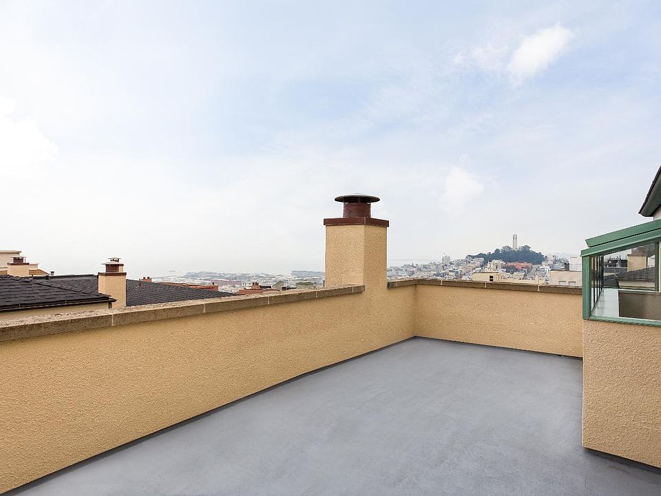 Top floor private deck