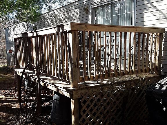 Shaded back deck