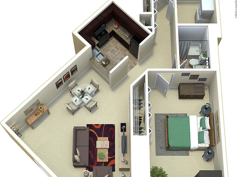 The Apartments at Charles Plaza — Photo 35