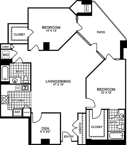 Floor plan B8De