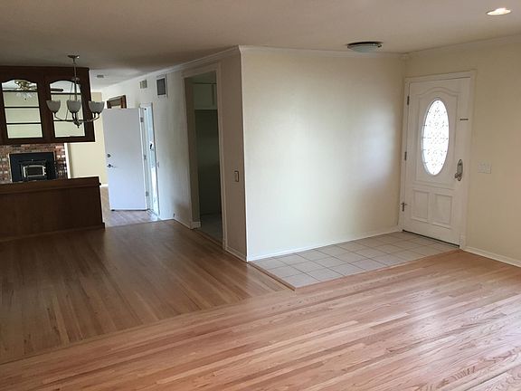 New refinished real hardwood floors throughout house