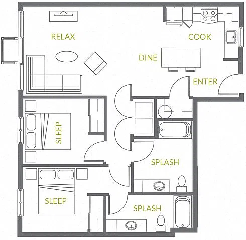 Floor plan Rose II
