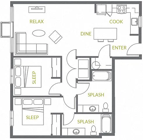 Floor plan Rose II