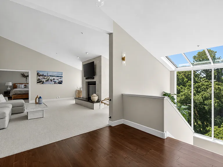 Living room and stairs