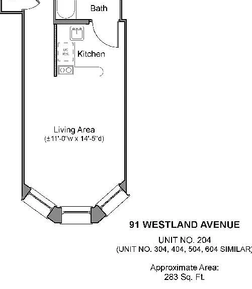 91 Westland Ave #504 — Photo 1