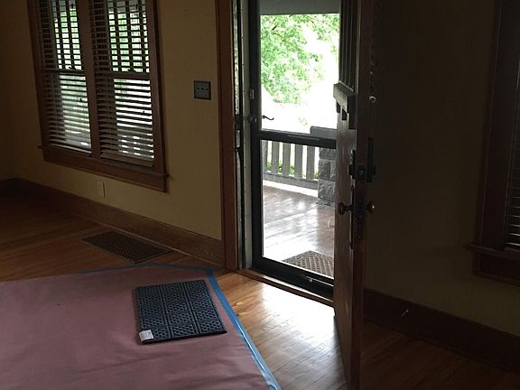 Living room looking toward the front door.