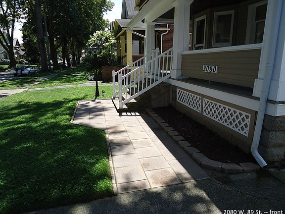 Front sidewalk
