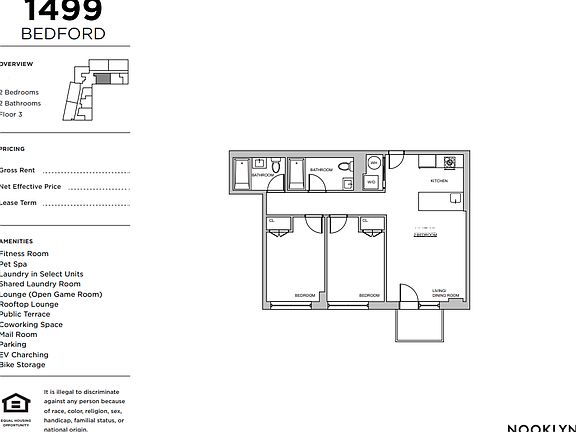 2nd image of 1499 Bedford Ave #4X