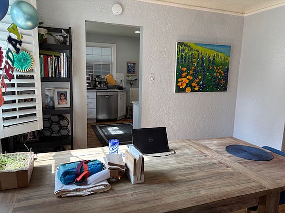Dining area and table