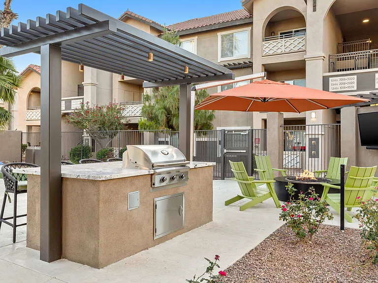 Cook, dine, and unwind in our grilling area