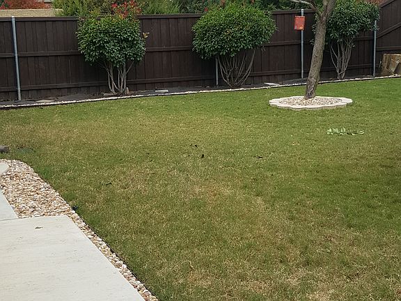 New patio w/new rock