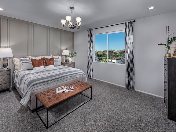 Residence 3 floorplan modeled at a nearby Meritage community.