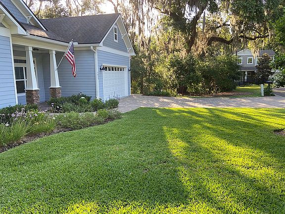 Large driveway