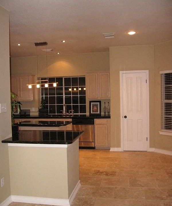Travertine stone floors