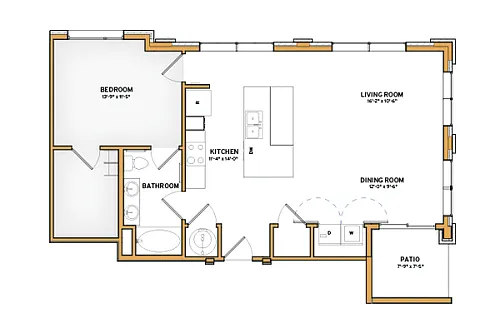 Floor plan STANDING OVATION