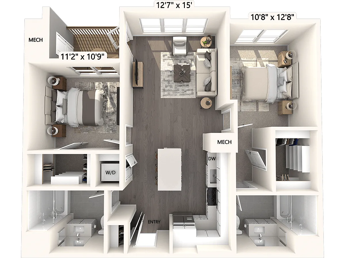 Floor plan B26AF