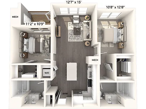Floor plan B26AF