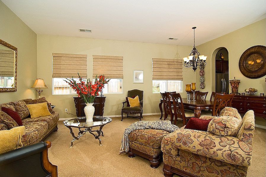 Spacious Open Living and Dining Space