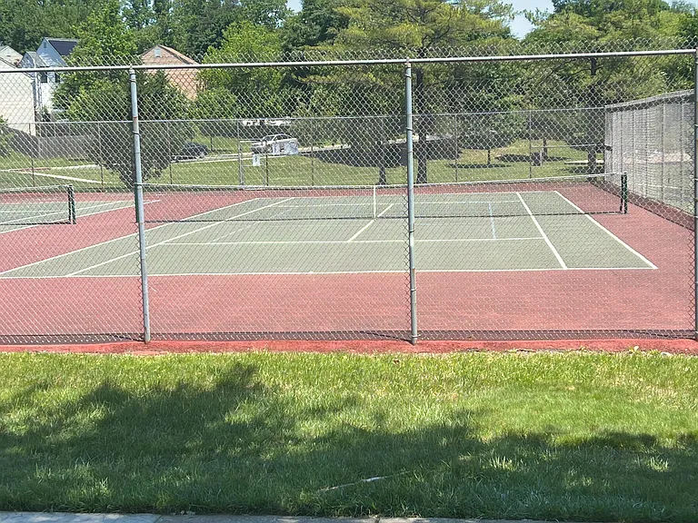 Community tennis courts