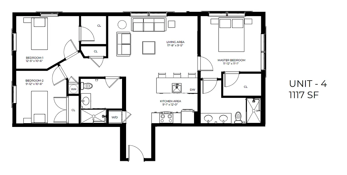 Floor plan The Hudson at 145