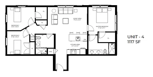 Floor plan The Hudson at 145