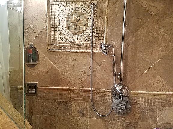 master suite walk-in shower