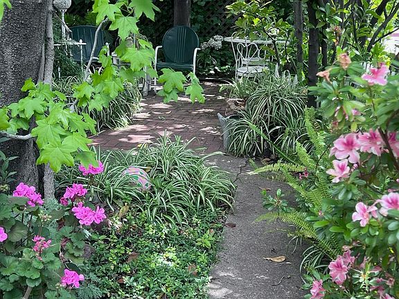 Patio access for tenant to use