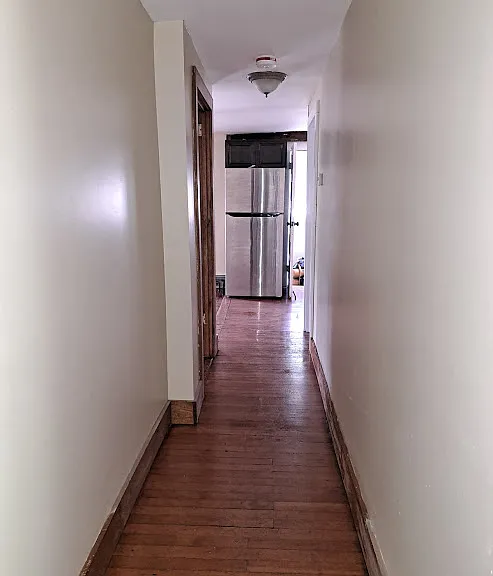hallway to living room