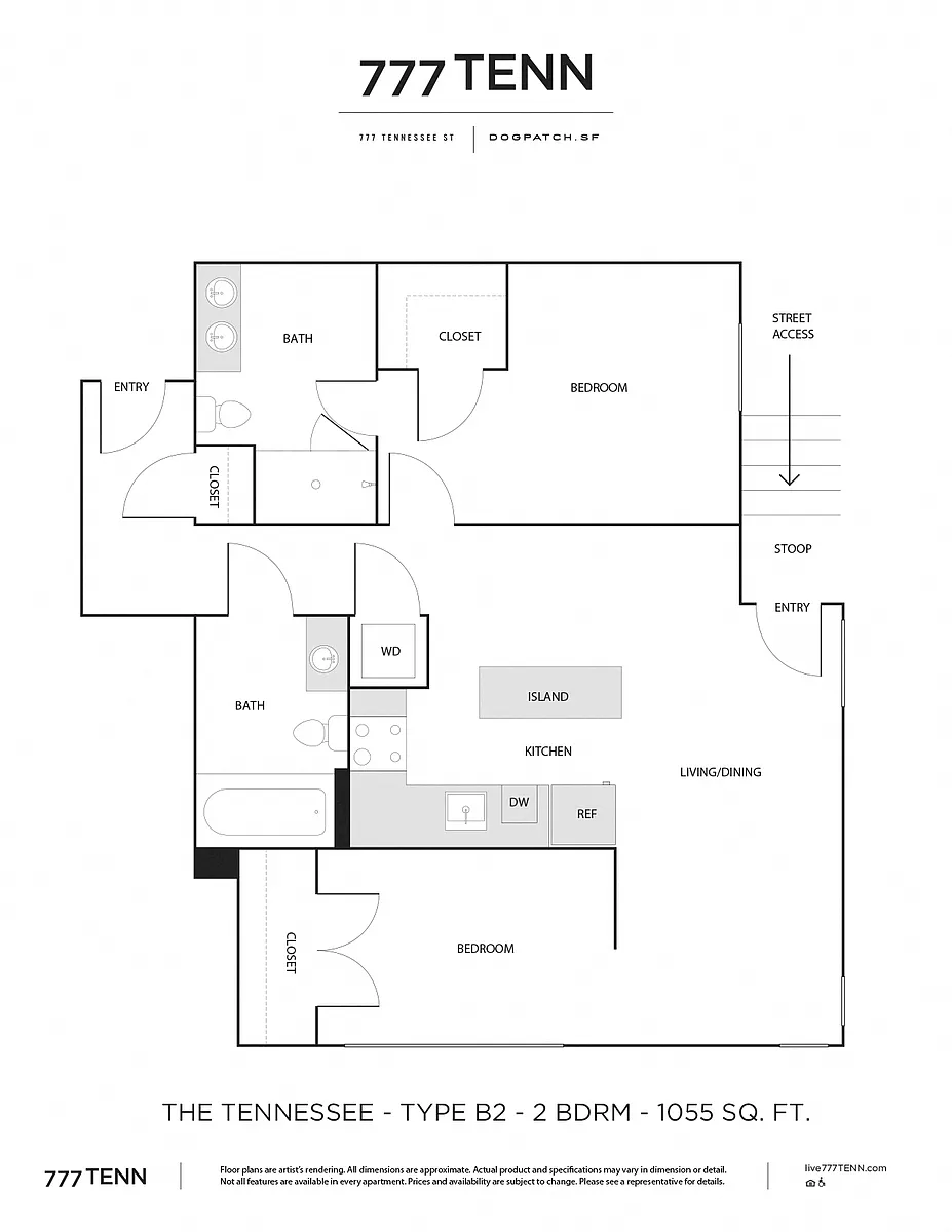 Floor plan The Tennessee