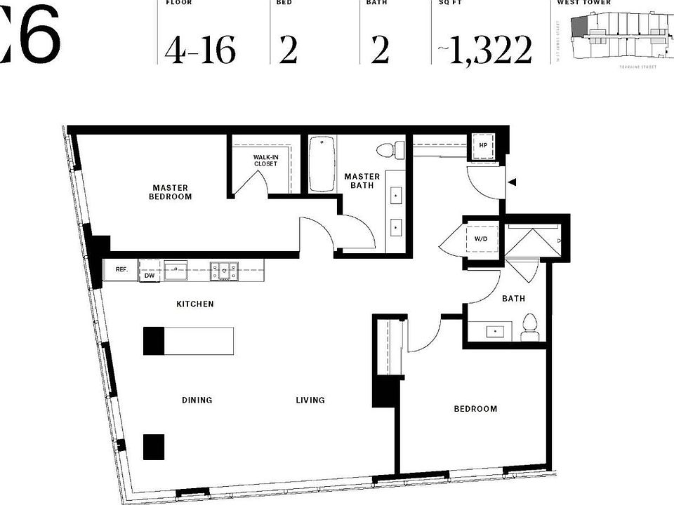 2nd image of 188 W Saint James St #11801