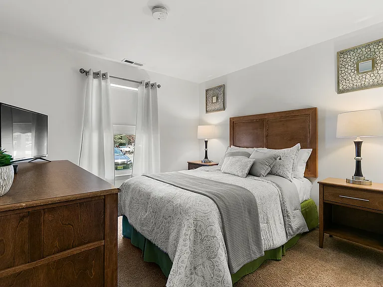 Spacious First Bedroom in the 2-Bedroom Floor Plan