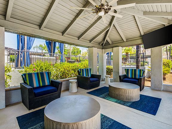 Renovated Pool Desk Cabana at The Hills at Quail Run in Riverside, California