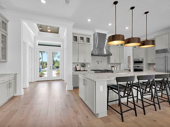 Kitchen with center island