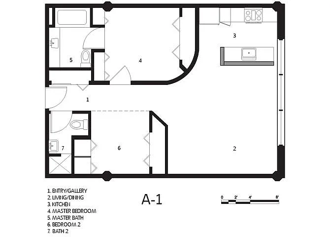 Floor plan A1