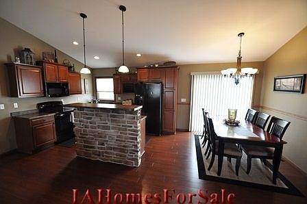 Dining Area with chair rail