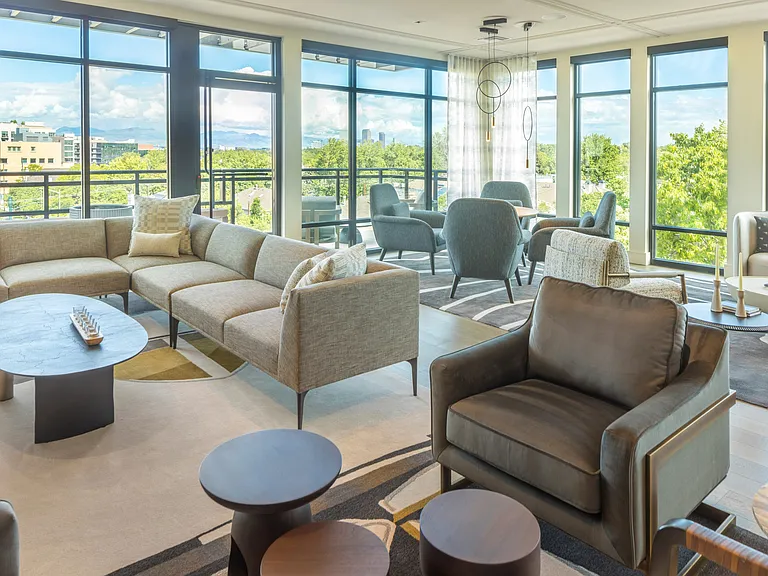 Discover a cozy retreat in our community's clubhouse