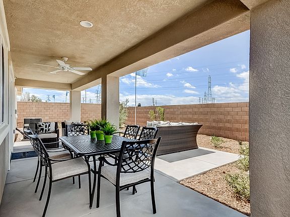 Covered patio for entertaining