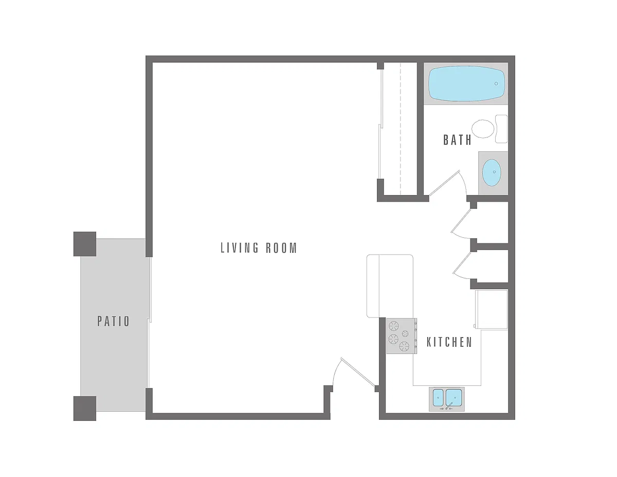 Floor plan Studio