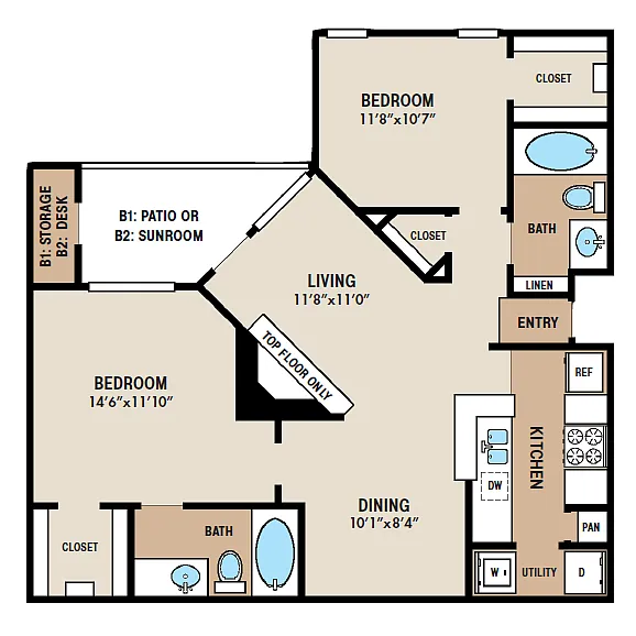 Floor plan B1