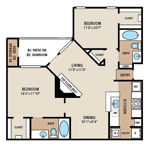 Floor plan B2