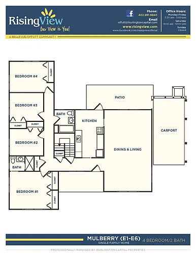 Floor plan Mulberry
