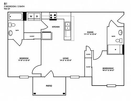 Floor plan B1