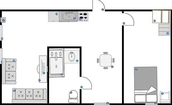 2nd image of 101 E Benton St #302 & 304