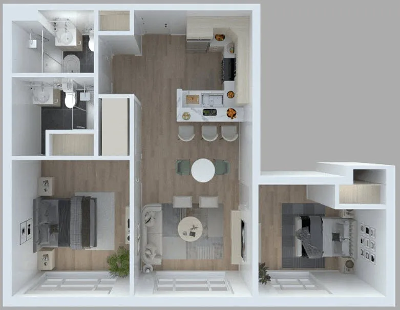 Floor plan B2