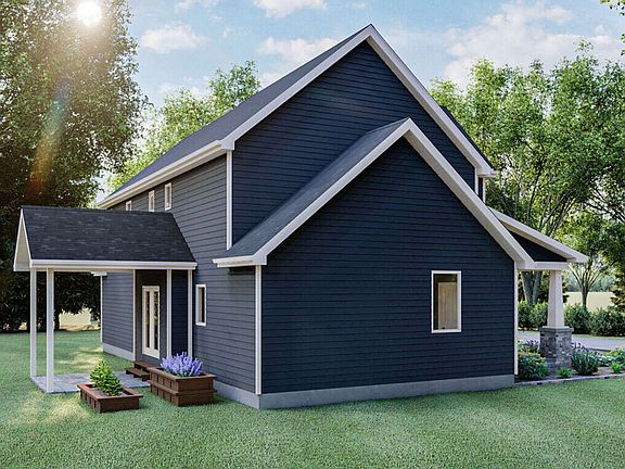 Back and Side of Home